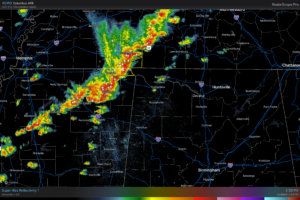 Strong Storms Possible Across North Alabama Tonight