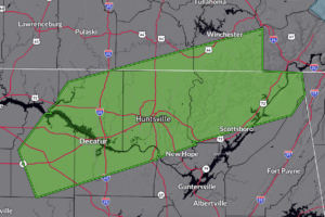 Flash Flood Warning — Parts of Jackson, Lawrence, Limestone, Madison, Morgan Co. Until 6:15 am