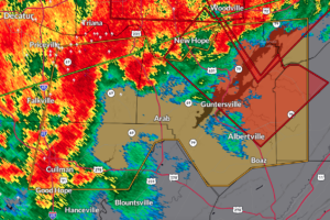 Severe T-Storm Warning — Parts of Cullman, DeKalb, Jackson, Marshall, Morgan Co. Until 4:15 am