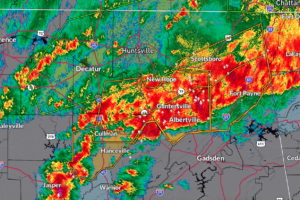 EXPIRED Severe T-Storm Warning — Parts of Clount, Cherokee, Etowah Co. Until 5:15 am