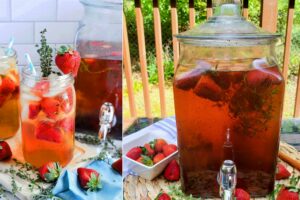 Alabama News Center — Recipe: Fresh Strawberry Thyme Sun Tea