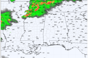 Very Warm, Dry Day For Alabama; Storms To The Northwest