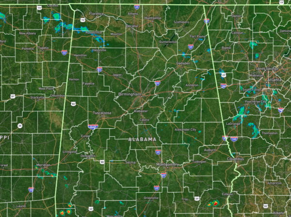 Radar at 10:37 AM.