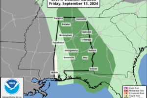 Occasional Showers Through Sunday; Drier Next Week