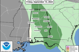 Windy, Wet Afternoon; Unsettled Weather Through Sunday
