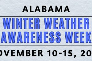 Alabama Winter Weather Awareness Week Starts Today!