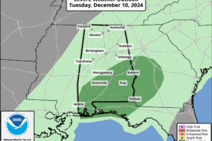 Occasional Rain Through Tomorrow Night; Colder Wednesday