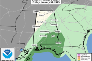 Periods Of Rain Through Tomorrow; Dry, Mild Weekend Ahead