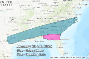 Wet & Mild Today, Cold Spell Starts Sunday; Potential Winter Storm on Tuesday