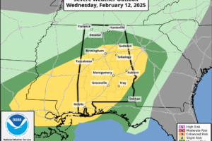 Occasional Rain And Storms Through Tomorrow
