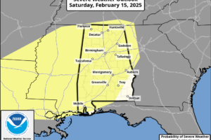 Active Pattern Ahead For Alabama; Heavy Rain At Times Tomorrow/Wednesday
