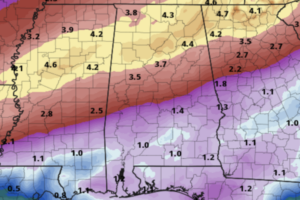 Midday Nowcast: Clouds Today; Expect Heavy Rainfall Tomorrow and Wednesday