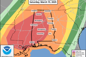 Major Severe Weather Threat Ahead For Alabama