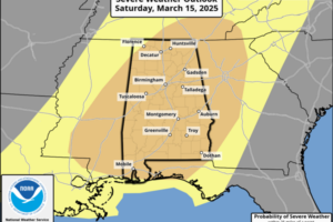 Showers/Storms Thursday; Severe Storms Friday Night/Saturday