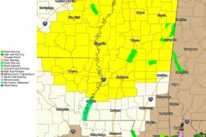 New Tornado Watch Issued for Eastern Mississippi