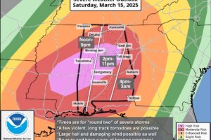 Major, Dangerous Severe Weather Threat For Alabama And The Deep South