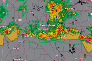 The Alabama Weather Picture at 9:20 p.m.