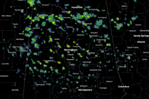 Spotty Afternoon Storms for Northeast and Central Alabama, But Calmer Weekend Ahead