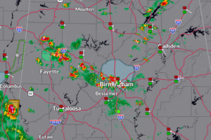 Stormy Skies Over Central Alabama