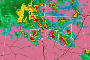 Multiple Severe Storms Ongoing In Northern Alabama