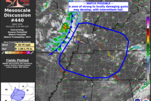 A Quick Look at the Alabama Severe Weather Situation at 1:35 p.m.