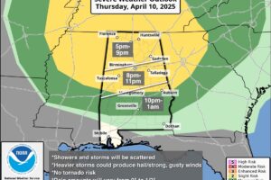 A Few Strong Storms Tonight; Isolated Showers Tomorrow Afternoon