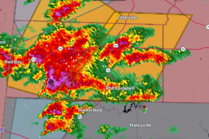 Severe Storm With Large Hail Threatening Franklin, Colbert, and Lawrence Counties