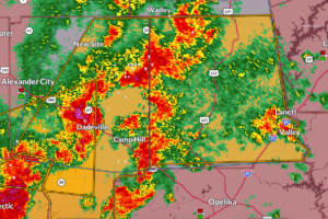 Severe Thunderstorm Warning for Parts of Tallapoosa and Chambers Counties