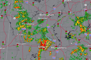 Severe Thunderstorm Warning for Dallas, Autauga; Flash Flood Warning Extended for Tuscaloosa County
