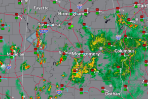 Storms Intensifying Across West And Central Alabama This Afternoon