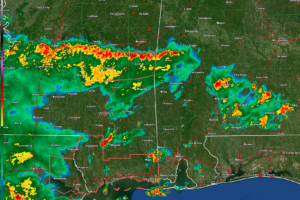 Storms Moving Northeast Across South Alabama Storms Moving Northeast Across South Alabama