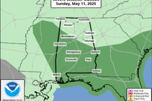 Soggy Sunday Start: Flood Watch In Effect As Rain Continues; Severe Storms Possible Later Today
