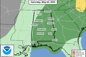 Stormy Saturday Ahead, Then Turning Slightly Quieter for the Week