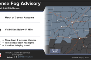 Dense fog advice in force until 8 a.m. on Thursday morning