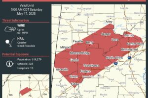 Severe Thunderstorm Warning for Jefferson, Tuscaloosa, Walker, Pickens, Fayette, Lamar, Blount, Winston, and Greene Counties Until 5:00 AM