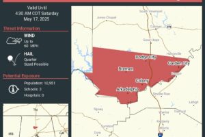 Severe Thunderstorm Warning for Southwestern Cullman County Until 4:30 AM