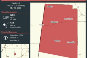 Severe Thunderstorm Warning for Lamar County Until 3:15 AM Severe Thunderstorm Warning for Lamar County Until 3:15 AM