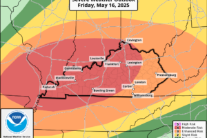 Midday Nowcast: Severe Weather Outbreak North of Alabama Today; Some Severe Storms Possible this Weekend