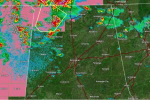 Alabama Weather Update: Strong Storms Ongoing Over Northern Alabama