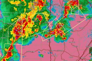 Severe Thunderstorms Moving Through Northern Alabama; Multiple Warnings In Effect