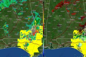 Radar Update: No Severe Weather Anywhere In Alabama As of 1:45pm