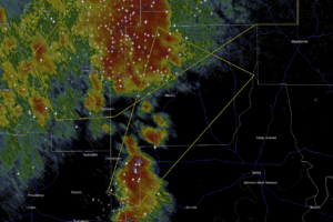 Severe T-Storm Warning for Dallas, Perry Co. Until 7PM