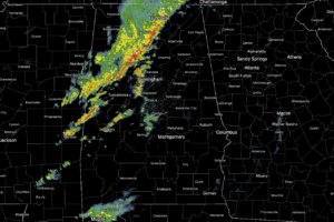 Storms Approaching the Birmingham Metropolitan Area
