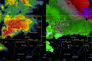 Tornado Warning for Northwestern Jackson County and Central Madison County — Until 7:30 PM CDT