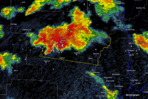 Severe Thunderstorm Warning for Central Walker County Until 10:00 PM CDT