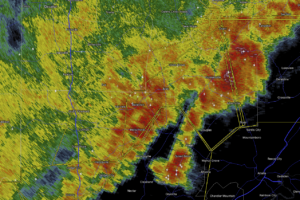 Severe T-Storm Warning for Cullman, Marshall Co. Until 6PM