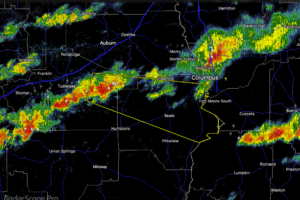 Severe Thunderstorm Warning for South Central Lee, East Central Macon, and Central Russell Counties until 3:00 PM CDT