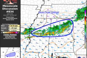 Severe Thunderstorm Watch 275 Continues Across Central Alabama This Morning