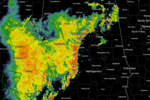 Midday Nowcast: Strong Storms and Flooding Issues for Alabama Today