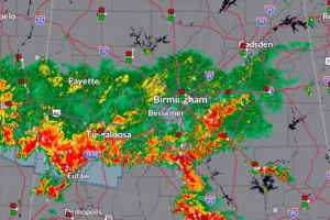 Flash Flood Threat Increasing for Central Alabama Early This Morning